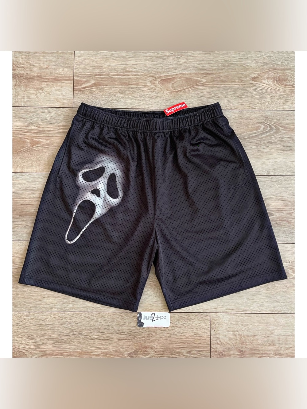 Supreme Ghostface Black Scream Mesh Shorts